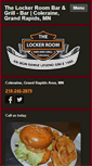 Mobile Screenshot of lockerroombarandgrillmn.com